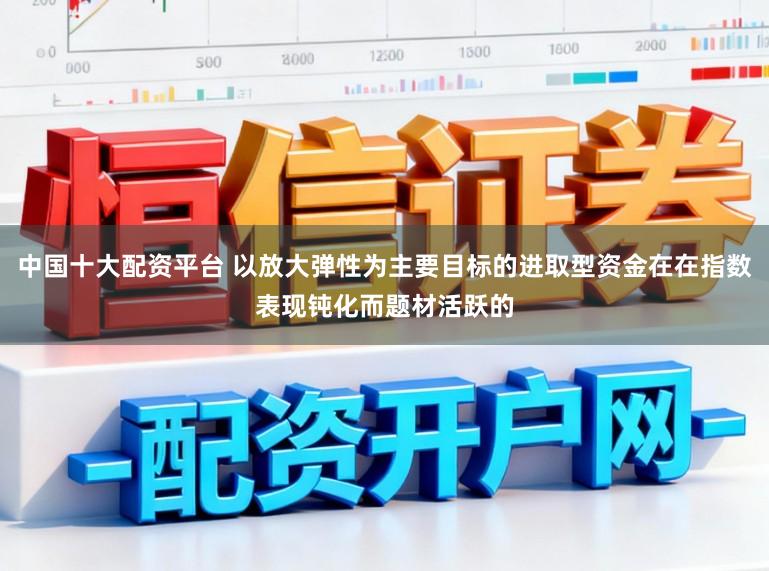 中国十大配资平台 以放大弹性为主要目标的进取型资金在在指数表现钝化而题材活跃的