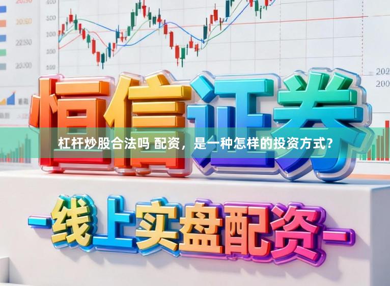 杠杆炒股合法吗 配资，是一种怎样的投资方式？