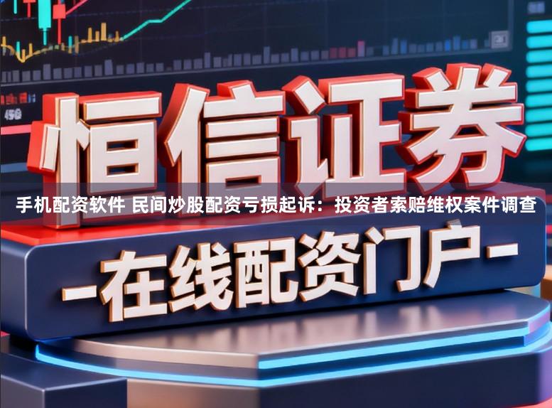 手机配资软件 民间炒股配资亏损起诉：投资者索赔维权案件调查